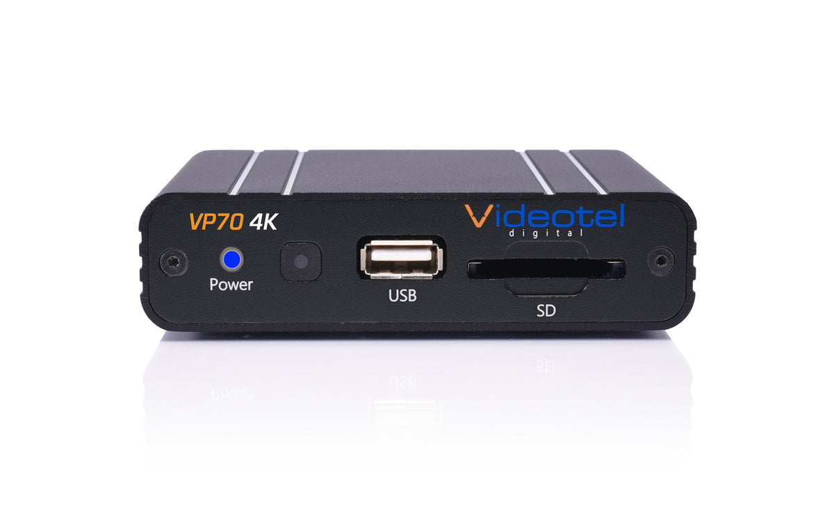 NEW! VP70 4K Industrial Looping Digital Signage Media Player