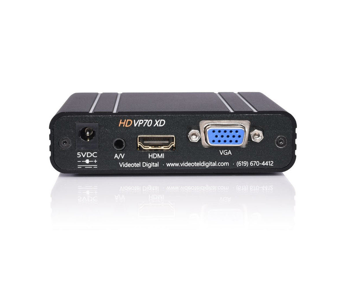 VP70XD Industrial Looping Digital Signage Media Player – Videotel