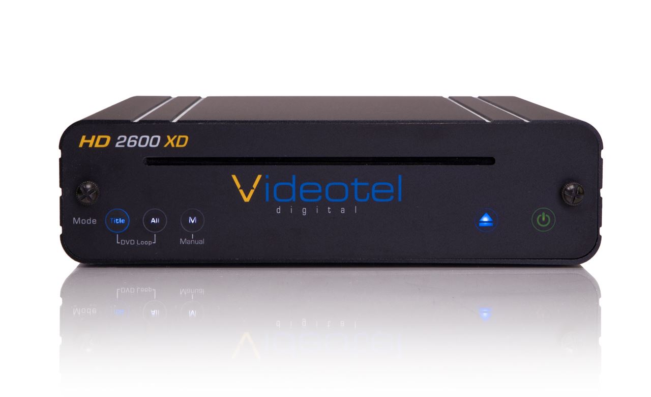 HD2600XD Industrial Grade Looping Dvd Player – Videotel Digital