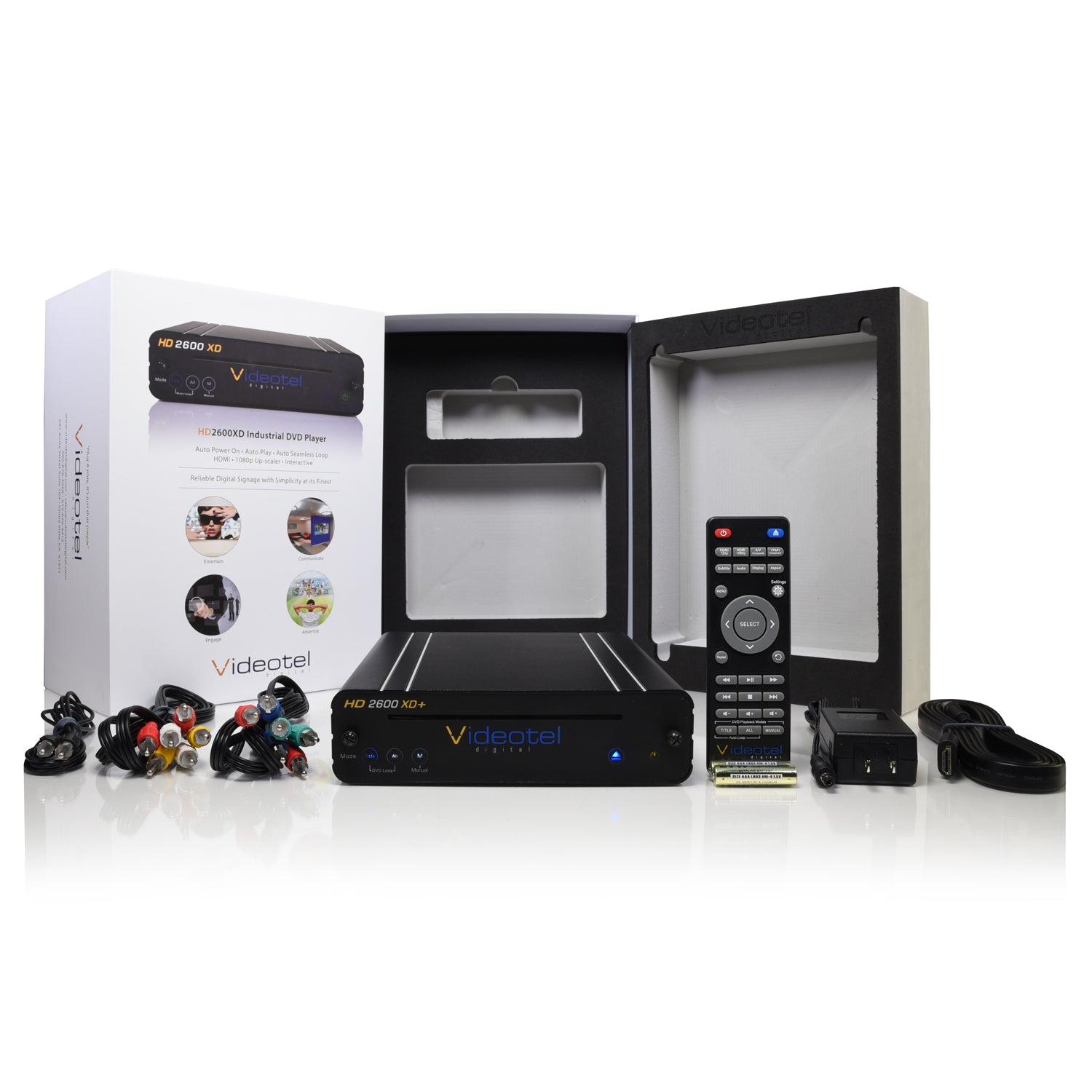 Dvd Machine HD2600XD+ Industrial Grade Looping DVD Player (Will Play Copy Protecte ...