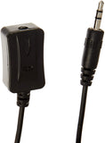 black-5-foot-IR-receiver-cable-close-up-view