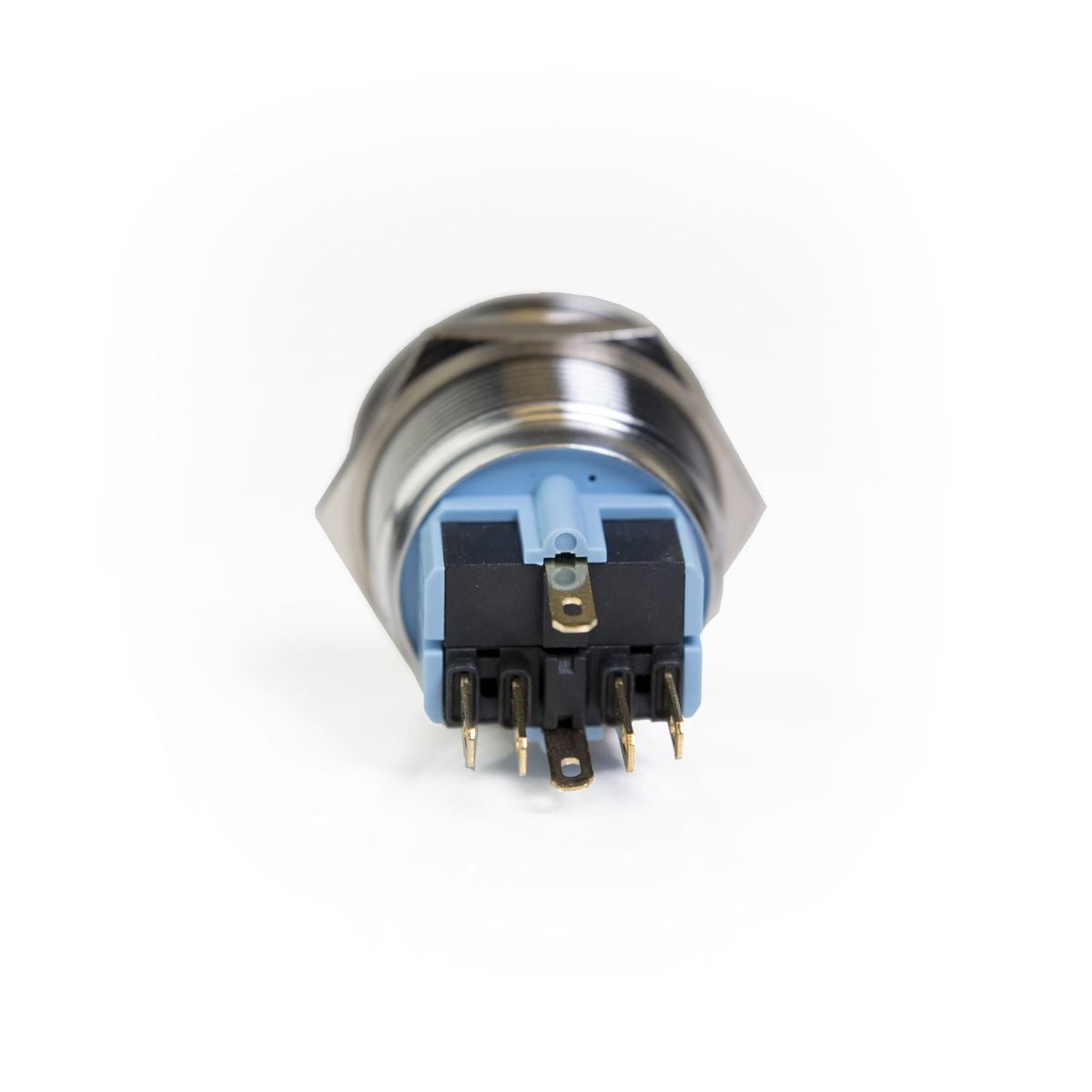 One Button Blue Led 25mm Stainless Steel Button With Blue LED – Videotel Digital