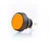 Medium Orange Plastic Mechanical Push Button