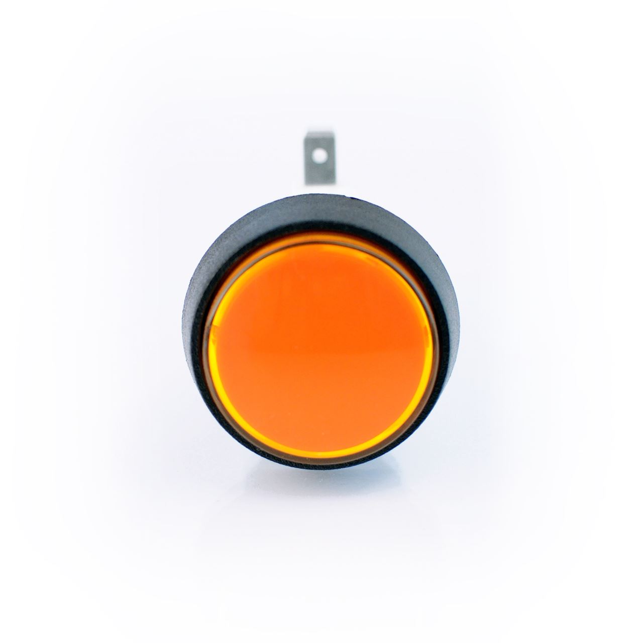 Push Button Front Medium Orange Plastic Mechanical Push Button – Videotel Digital