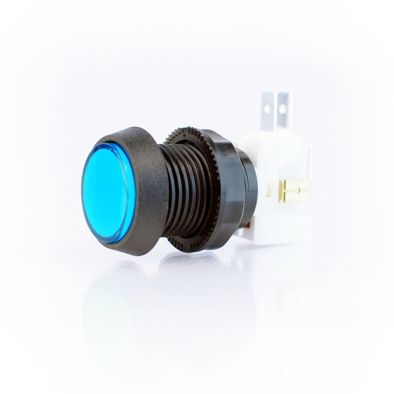 Small Pressable Button Small Blue Plastic Mechanical Push Button – Videotel Digital