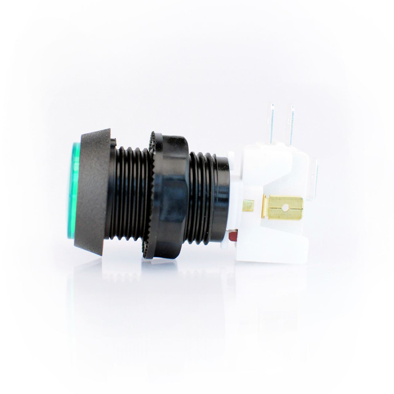 Small Green Plastic Mechanical Push Button – Videotel Digital